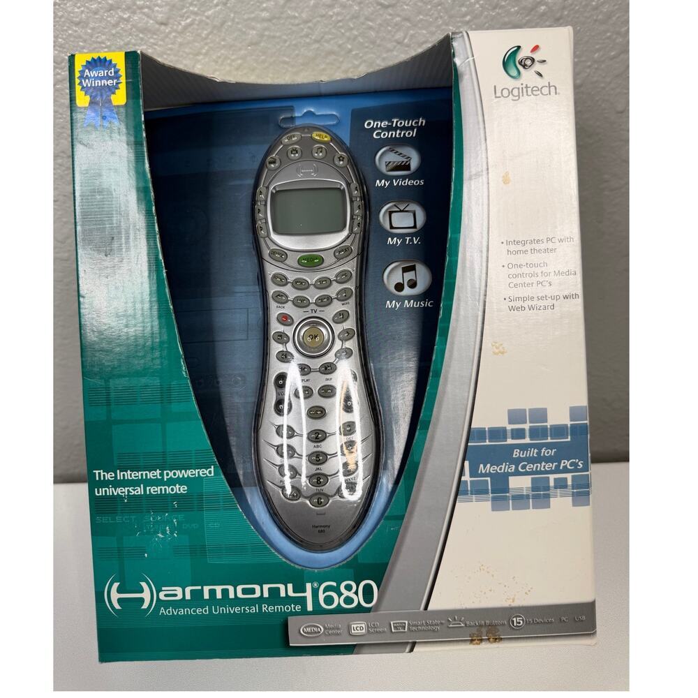 Logitech Harmony 680 Advanced Universal Remote / New In Box - Picture 2 of 10